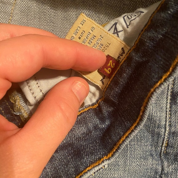 7 For All Mankind Medium Wash Bootcut Jeans SZ 29 - Picture 2 of 3